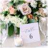 Wedding Table Numbers Minimalist Black and White 1-20 Freestanding Table Numbers for Parties and Events | Reception Decorations view 2