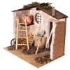 Holyart Miniature Garden shed, for 8-10 cm Nativity view 3