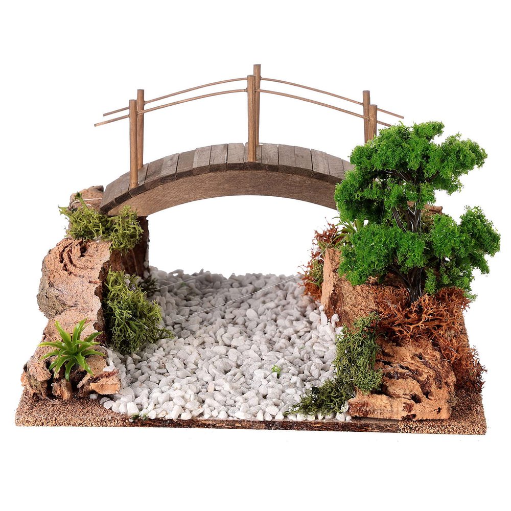 Holyart Unpaved Road Passage with Over Bridge for Nativity 8-10 cm