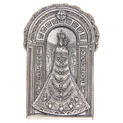 Holyart Paintings, printings, illuminated manuscripts: Loreto Dome in galvanic antinque silver