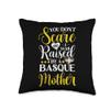 Basque Flag Souvenirs for Basques Men & Women Throw Pillow view 1