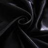Gorgeous Home Linen 100% Mulberry Silk Duvet Cover Set- 3 Pieces - 22 Momme 6A Graded Mulberry Silk Set Truck (35"X70") Black Solid - with Zipper & Corner Ties, OekoTex Certified view 1