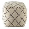 Steve Silver Co Lattice Square Pouf view 4