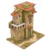 Three Houses, Nativity Scene Setting Measuring 25x21x16cm view 2