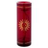 Holyart Red Glass for Sanctuary lamp with IHS Symbol 8 in view 1