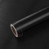 VEELIKE Black Brushed Stainless Steel Contact Paper for Kitchen Appliances 15.7''x118'' Black Peel and Stick Wallpaper Waterproof Self Adhesive Contact Paper for Countertops Cabinets Fridge Dishwasher view 1