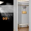 Mobile Fitting Room,Portable Changing Room Clothing Store,Square Dressing Room- Room Divider Privacy Curtain Drape For Outdoor Office Shopping Mall Bold Pipe Large Space Capacity, 10 Colors, 3 Sizes view 3