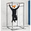 Mobile Fitting Room,Portable Changing Room Clothing Store,Square Dressing Room- Room Divider Privacy Curtain Drape For Outdoor Office Shopping Mall Bold Pipe Large Space Capacity, 10 Colors, 3 Sizes view 4