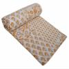 V Vedant Designs Indian Handmade Floral Patchwork Print Kantha Quilt Twin/Queen Size Cotton Blanket Kantha Quilt Bedspread Throw Gudari Home Decor (Queen(90x108), Multi 05) view 2