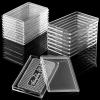 Geiserailie 15 Pcs 1 oz Silver Bar Holder Case, Clear Acrylic Silver and Gold Bar Holder Capsule Storage Container Box for 1 Ounce view 1