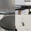 MNSRRN Round Turntable Dining Table, Food Serving Counter Kitchen Countertop Turntable Storage, Luxury Rotating Table Tray,90cm(36inch) view 3