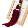 1 Pair Creative Tassels Curtain Tiebacks, Decorative Curtain Holdbacks Curtain Accessories Curtain Rope Tiebacks Home Curtain Buckle (Jujube red) view 1