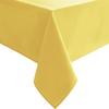 100% Cotton Table Cloth for Kitchen Dinning Living Room Outdoor Weddings Party Decoration | Rectangle Tablecloth (52-Inch x 70-Inch, Yellow)-Machine Washable. view 1