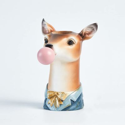 WLBHWL Creative Nordic Vase Decoration Living Room Flower Arrangement TV Cabinet Home Decoration Giraffe Zebra Animal Decoration