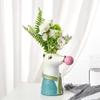 WLBHWL Creative Nordic Vase Decoration Living Room Flower Arrangement TV Cabinet Home Decoration Giraffe Zebra Animal Decoration view 4