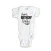 Happy Birthday Dad Onesie, I Love You Daddy, Gift for Dad from Baby, Personalized Shirt (6-9 months, white) view 1