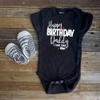Happy Birthday Dad Onesie, I Love You Daddy, Gift for Dad from Baby, Personalized Shirt (6-9 months, white) view 2