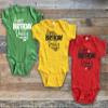 Happy Birthday Dad Onesie, I Love You Daddy, Gift for Dad from Baby, Personalized Shirt (6-9 months, white) view 3