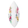 100 Years Loved, 100th Birthday Floral Throw Pillow view 2
