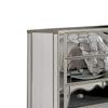 Benjara Dresser with Crystal Knobs and Mirror Panels view 3