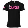 Funk Cancer Breast Cancer Gifts for Women Cancer Survivor Gifts for Women and Men Pink and White 2XL Black Shirt view 1