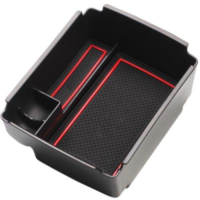 LadyCent Car Armrest Box Storage Box Center Console Armrest Storage, for VW Golf 7 MK7 VII GTI R GOLF7