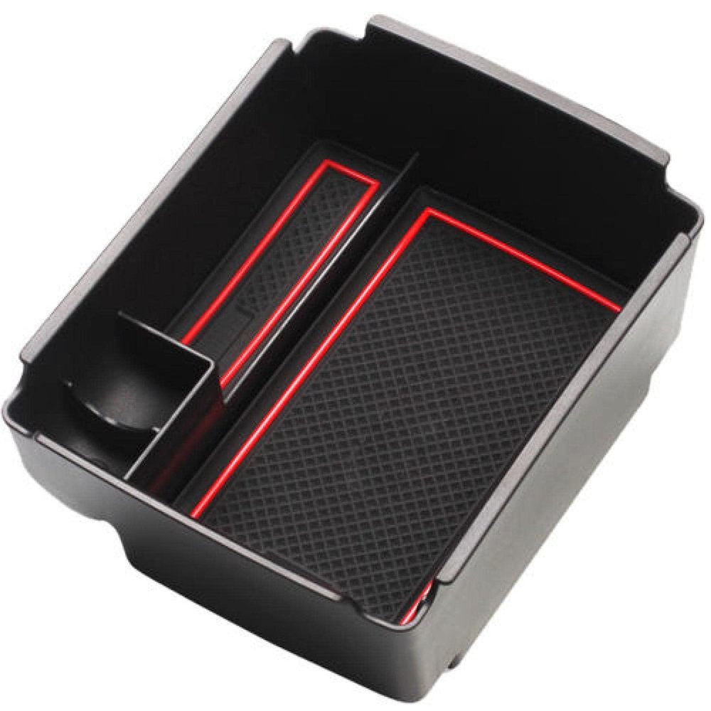 LadyCent Car Armrest Box Storage Box Center Console Armrest Storage, for VW Golf 7 MK7 VII GTI R GOLF7