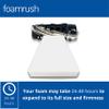 FoamRush 10-inch Bunk (28" x 72") High Density Foam RV Mattress Replacement, Medium Firm, Pressure Relief Support, Travel Camper Trailer Truck, Made in USA, CertiPUR-US Certified, Cover Not Included view 2