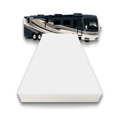 FoamRush 10-inch Bunk (36" x 72") High Density Foam RV Mattress Replacement, Medium Firm, Pressure Relief Support, Travel Camper Trailer Truck, Made in USA, CertiPUR-US Certified, Cover Not Included