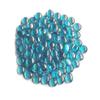 Miracolors - Glass Gems - Vase Fillers - Aquarium Fillers (5 LB, Light Blue Irid Medium) view 1