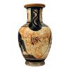 Ancient Greek Mythology Vase depicts Ajax Carrying the Body of Achilles Amphora Vase Ancient Greek Pottery view 3