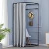 Clothing Store Fitting Room,Portable Changing Room,Used In Mall And Office, Dressing Room For Privacy Protection And Room Divider, With Metal Frame,Include Shading Curtain, Hanging Rod And Hook Up view 1