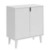 Panana White Coffee Bar Cabinet, Farmhouse Kitchen Sideboard Buffet Storage Cabinet White Accent Sideboard Buffet Cabinet for Kitchen, Dining Room, Living Room, Hallway view 1
