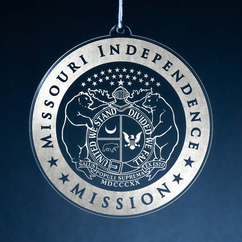 Missouri Independence Mission Christmas Ornament | LDS Missionary Gift