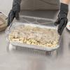 Restaurantware- LIDS ONLY: Foil Lux To Go Container Lids, 100 Dome Take Out Container Lids - Containers Sold Separately, Fits 4 LB Take Out Containers,Clear Plastic Carry Out Container Lids view 3