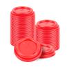 Restaurantware Coffee Cup Lids Only For 8, 12, 16 and 20 oz Cups 500 Pack Of Disposable Red Hot Cup Lids Leakproof Plastic Drink Covers Elevated Spout Air Flow Vent For Latte Espresso Beverages view 1