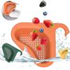 ProHome Swan Drain Basket Sink, Multipurpose Basket, Triangular Sink Drain Shelf, Multipurpose Drain Basket Sink Swan Strainer Hangs On Faucet, Fits Almost Sinks (3 Packs) view 1