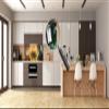 Concept Crystal Stunning Glass Wall Art - Wide Format backsplash with Magnetic Properties MBBS28: Abstract Graphics Series view 3