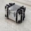 Nautical-Mart New Aviator Storage Trunks, Chipboard/Aluminium Sheet Storage Trunks with Straps (Small) view 1