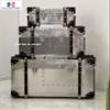 Nautical-Mart New Aviator Storage Trunks, Chipboard/Aluminium Sheet Storage Trunks with Straps (Small) view 2