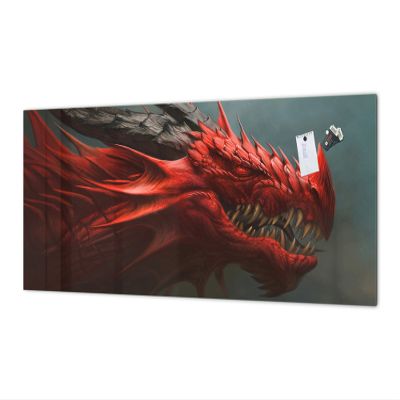 Concept Crystal Stunning Glass Wall Art - Wide Format backsplash with Magnetic Properties MBBS28: Abstract Graphics Series