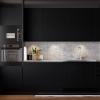CRE8TIVE 24"x354" Black Wallpaper Peel and Stick Large Size Thick Matte Contact Paper Self Adhesive Removable Wall Covering Decorative Vinyl Film for Bedroom Kitchen Countertops Cabinets view 4