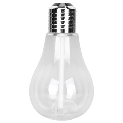 Mini Bulb Humidifier Portable 400mL Ultrasonic Cool Mist with 7 Color LED Night Light for Baby Bedroom Car Office Home Desk, Auto Shut Off USB Humidifier, Quiet Decorativ
