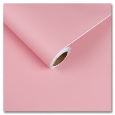 CRE8TIVE 24"x354" Large Size Pink Wallpaper Peel and Stick Modern Pink Contact Paper Self Adhesive Removable Waterproof Thick Durable Matte Pink Vinyl Film for Bedroom Kids Room Walls Countertops