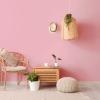 CRE8TIVE Pink Wallpaper Peel and Stick 24"x118" Wide Thick Pink Contact Paper Self Adhesive Removable Matte Pink Decorative Wall Covering Vinyl Roll for Bedroom Girls Room Countertops Cabinets Dresser view 3
