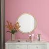 CRE8TIVE Pink Wallpaper Peel and Stick 24"x118" Wide Thick Pink Contact Paper Self Adhesive Removable Matte Pink Decorative Wall Covering Vinyl Roll for Bedroom Girls Room Countertops Cabinets Dresser view 4