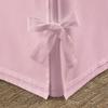 Box Pleated Bedskirt - Split Corner Bedskirt Alaskan King Size - Box Pleated Knot Bedskirts - 100% Egyptian Cotton 1200 TC Pleated Bed Skirt - 16" Drop Alaskan King Box Pleated Bed Skirt, Baby Pink view 2