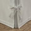 Box Pleated Bedskirt - Split Corner Bedskirt Twin Size - Luxury Box Pleated Knot Bedskirts - 100% Egyptian Cotton 1200 TC Box Pleated Bed Skirt - 10 Inch Drop Twin Box Pleated Bed Skirt, Silver view 2