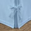 Box Pleated Bedskirt - Split Corner Bedskirt Queen Size - Luxury Box Pleated Knot Bedskirts - 100% Egyptian Cotton 1200 TC Box Pleated Bed Skirt - 20" Drop Queen Box Pleated Bed Skirt, Light Blue view 1