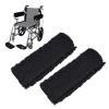 Zerodis Replacement Wheelchair Armrest Cover, Lamb Wool Wheelchair Arm Pad Detachable 1 Pair Pressure Relief Washable for Transport Chair view 1